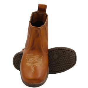 Bota Botina Infantil Country Haven Couro Avelã